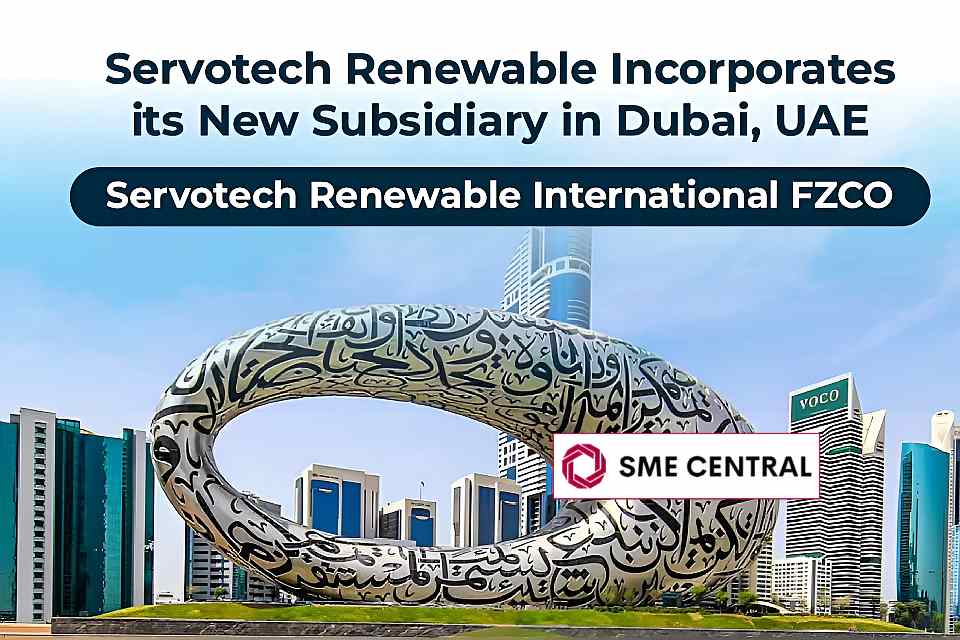 Servotech Renewable New Subsidiary